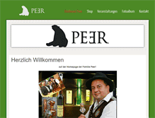 Tablet Screenshot of edelbrand-peer.at